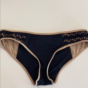 L*space Black and Tan bikini bottoms